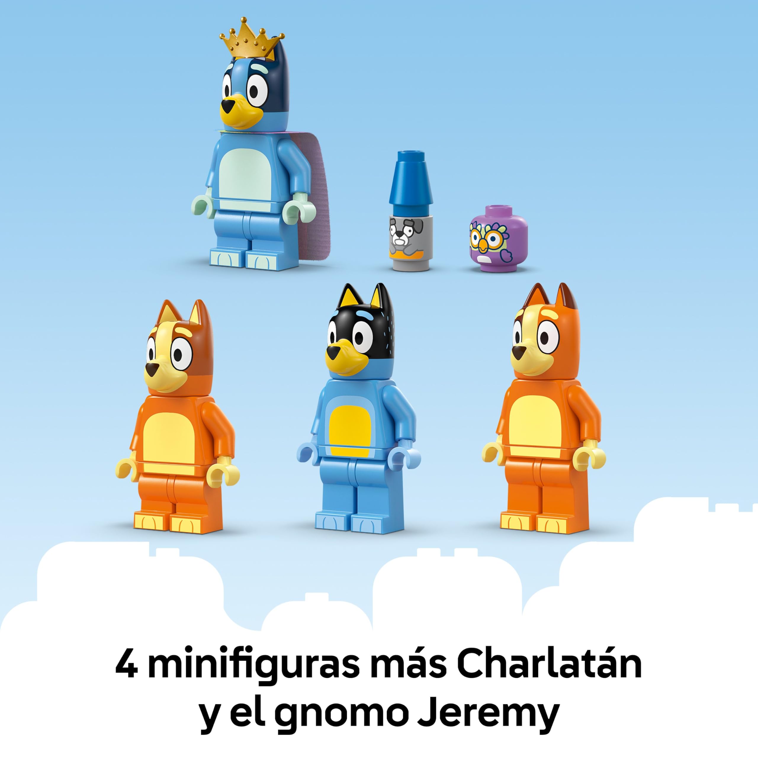 LEGO Bluey Casa Familiar de Bluey de Juguete - Juego Educativo Modular con Habitaciones, Jardín, 4 Minifiguras Inc. Bingo y Más - Regalo para Niños y Niñas de 4+ Años Fans de la Serie de TV 11203