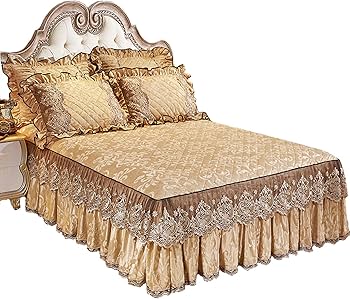 Amazon｜XCZYLアンティーク風 姫系 ベッドスカート シングル 刺繍