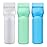 Cosywell Root Comb Applicator Bottle 6 Ounce 3 Pack Hair Oiling Bottle Hair Dye Applicator Brush for Hair Root Comb Color with Graduated Scale(White Blue Green)