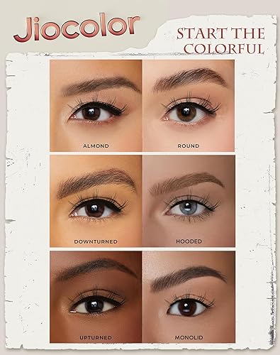 Miniatura 6 de Jiocolor Pestañas naturales que parecen extensiones de pestañas de aspecto natural, banda fina, pestañas finas de 0.51 pulgadas, pestañas postizas