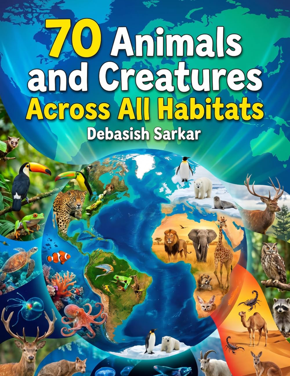 70 Animal and Creatures Across All Habitats Kids Knowledge Book for 6 to 8 Years Kids: For 6 to 8 Years Kids