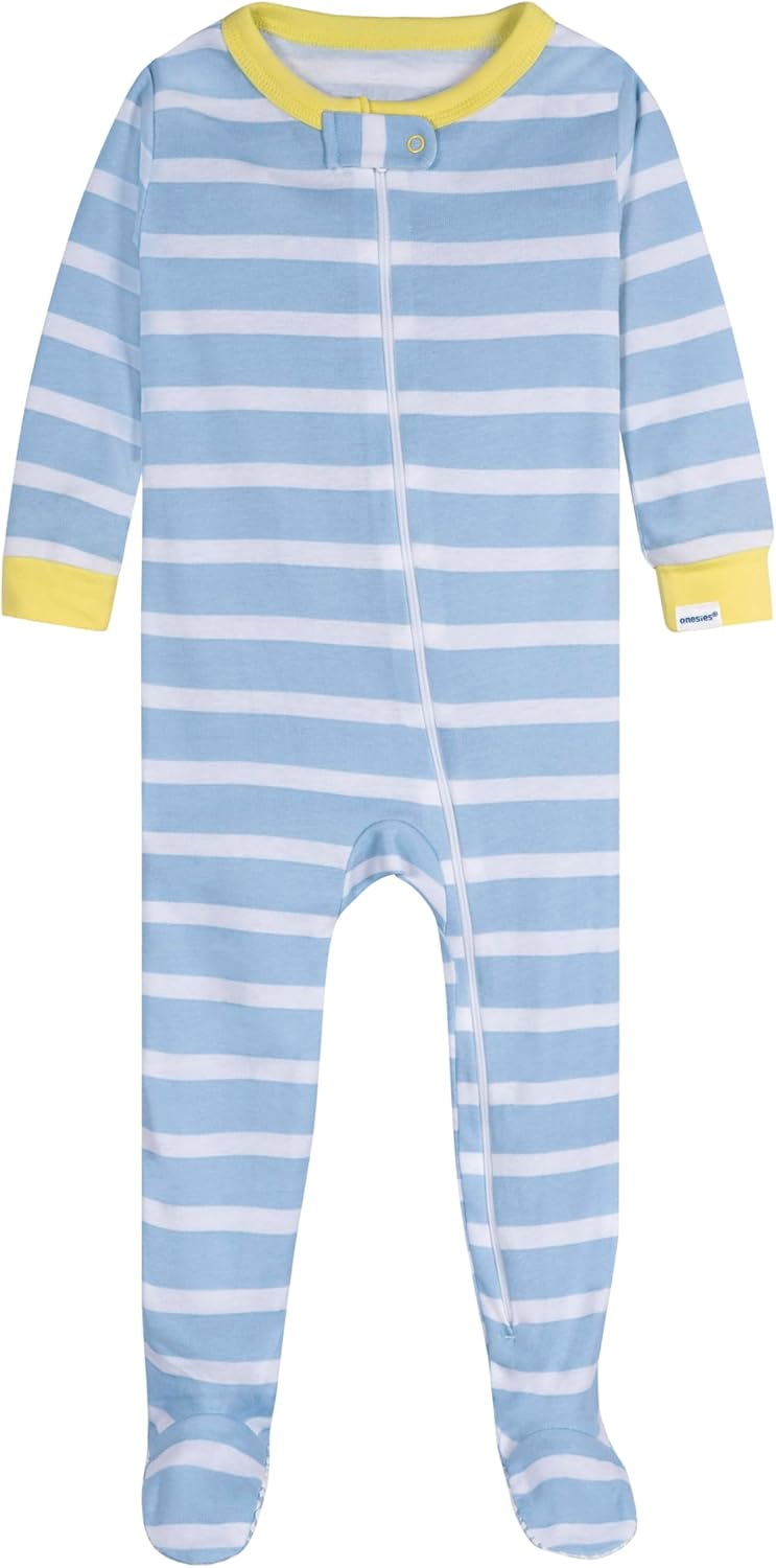Onesies Brand Baby Boys' 4-pack Footed Pajamas