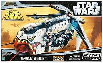 新品スターウォーズ リパブリックガンシップ＆スピーダーバイク クローントルーパー スター・ウォーズ』【ハズブロ アクションフィギュア】3.75