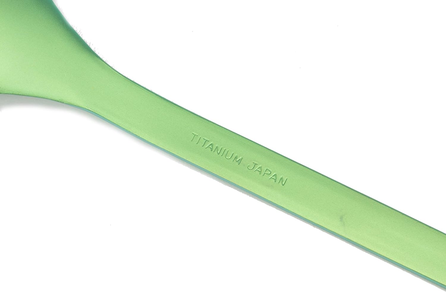 Snow Peak Ultralight Titanium Spork, Green,40 x 165mm