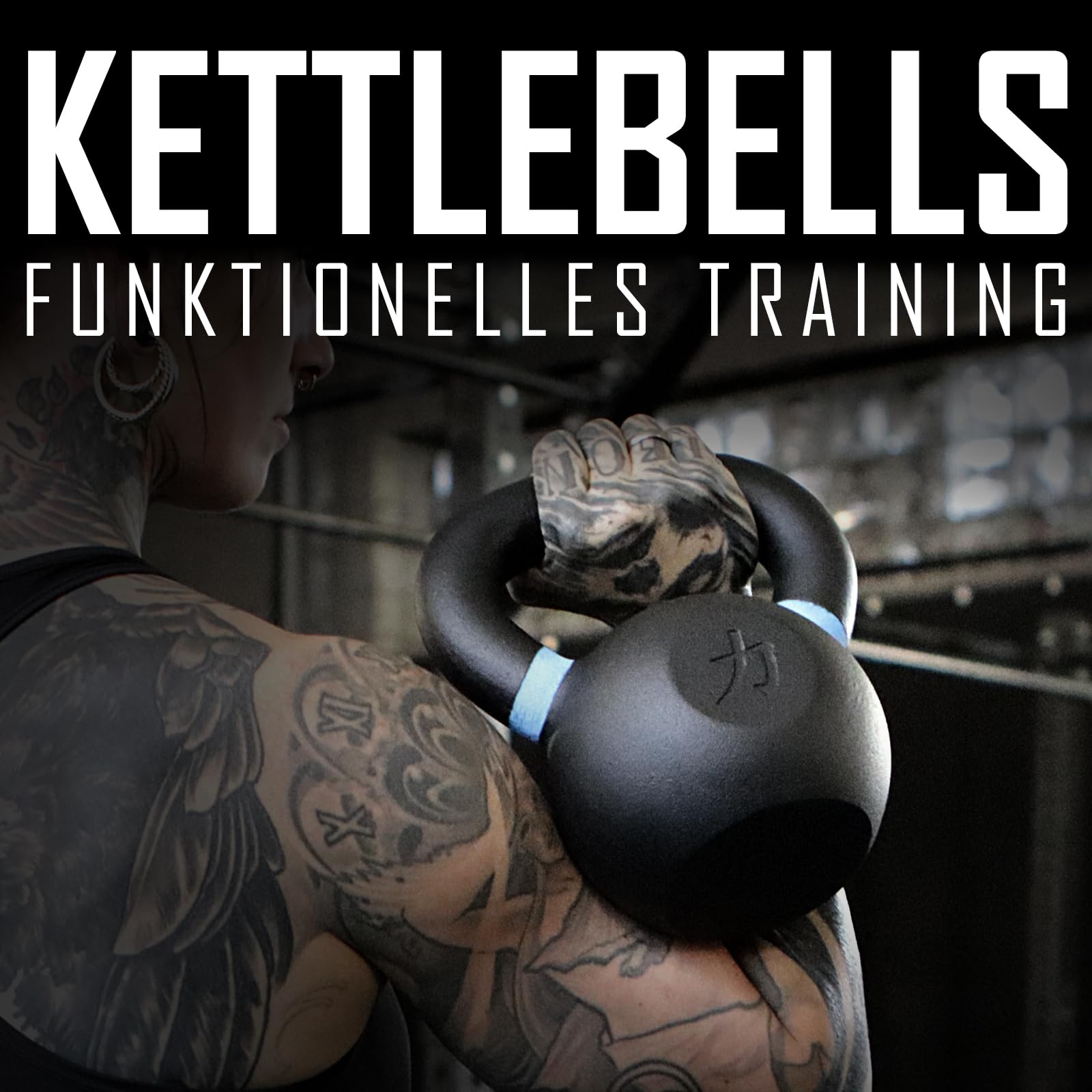 Strength Shop Kettlebell Gusseisen mit ergonomischem Griff (4kg - 64kg), Extrem Robust & Langlebig, Kugelhantel mit Gewichts-Farbmarkierung & Schwarzpulver-Beschichtung, ideal für Ganzkörpertraining