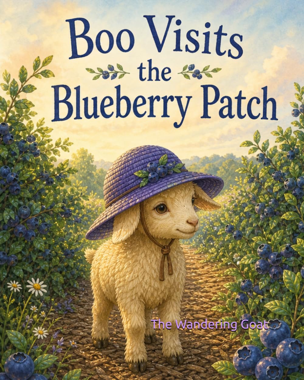 Boo Visits the Blueberry Patch