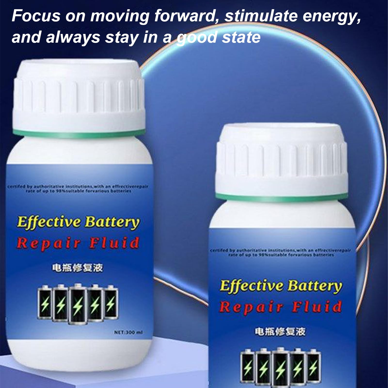 Battery Restore - Solución Reparación Baterías 280ml | Aditivo Eficaz para Mantenimiento De Carros De Golf Camiones Autocaravanas Barcos Vehículos