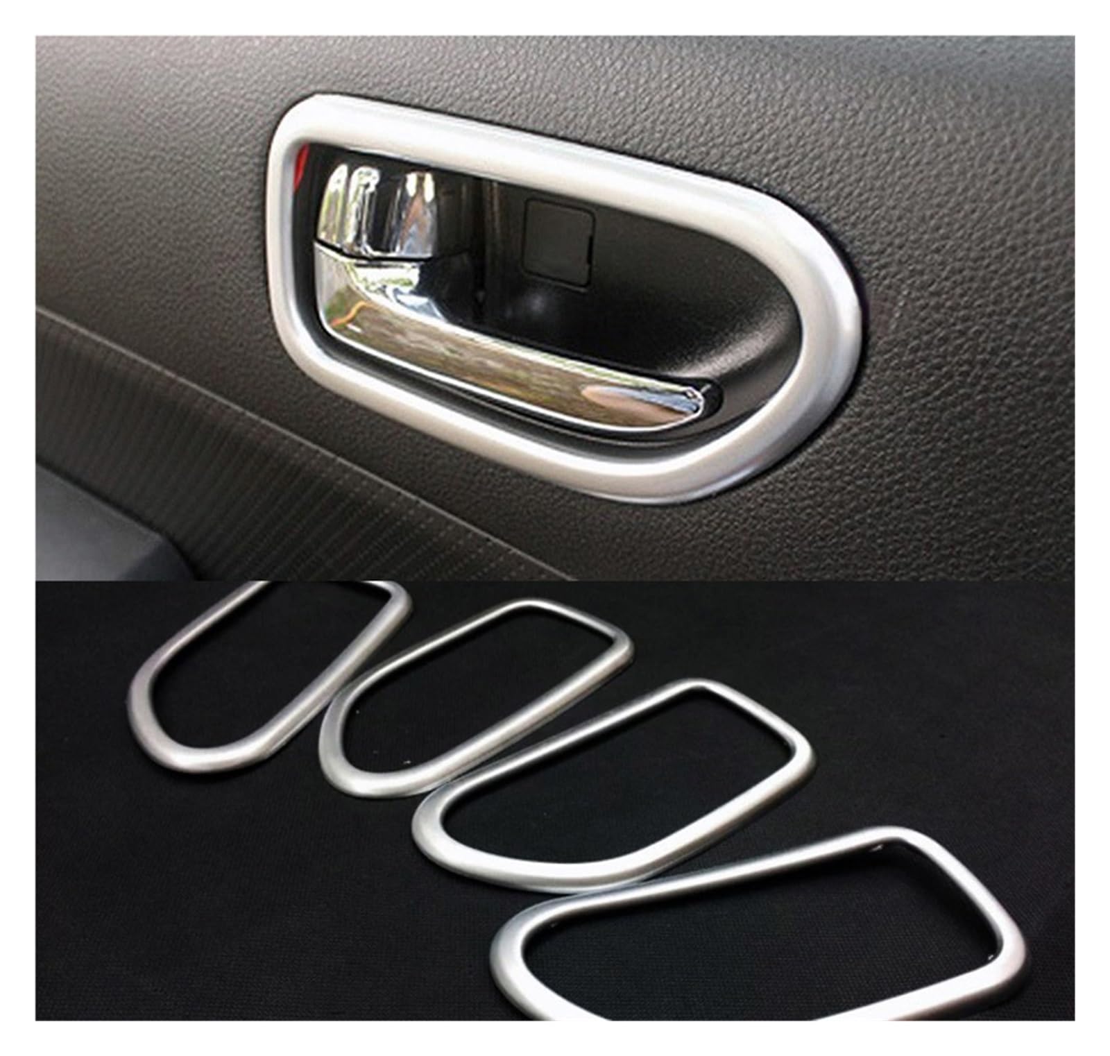 DEHIWI Maniglie interne per portiere Accessori Interni Per Maniglia Di Rivestimento Della Portiera Dell'auto Per X-Trail XTrail T31 2008-2013