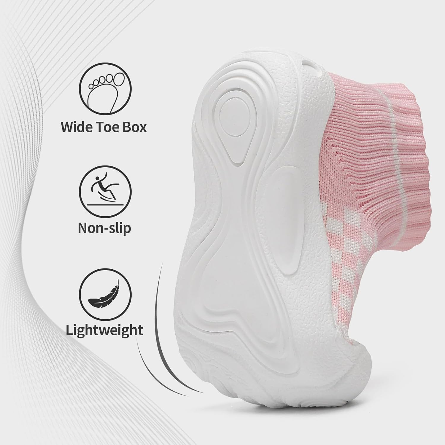 Baby Sock Shoes Breathable First Walking Shoes for Baby Girl Boy 6-24 Months Ultra-Light Infant Slippers Toddler Sneakers - Image 4