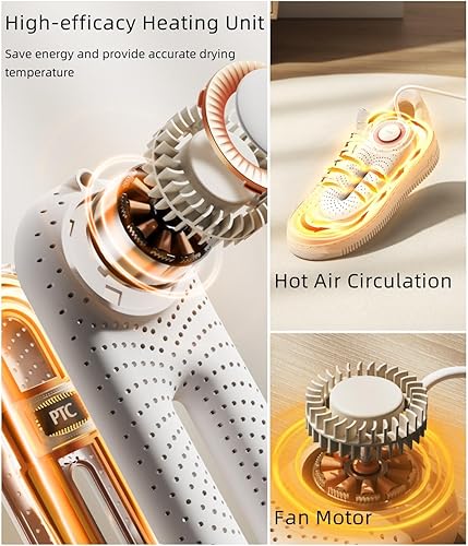 Miniatura 2 de Secador Eléctrico de Zapatos Snowpea, Secador de Botas de Esquí, Calentador de Zapatos y Botas para Zapatillas Deportivas Sudadas con Temporizador