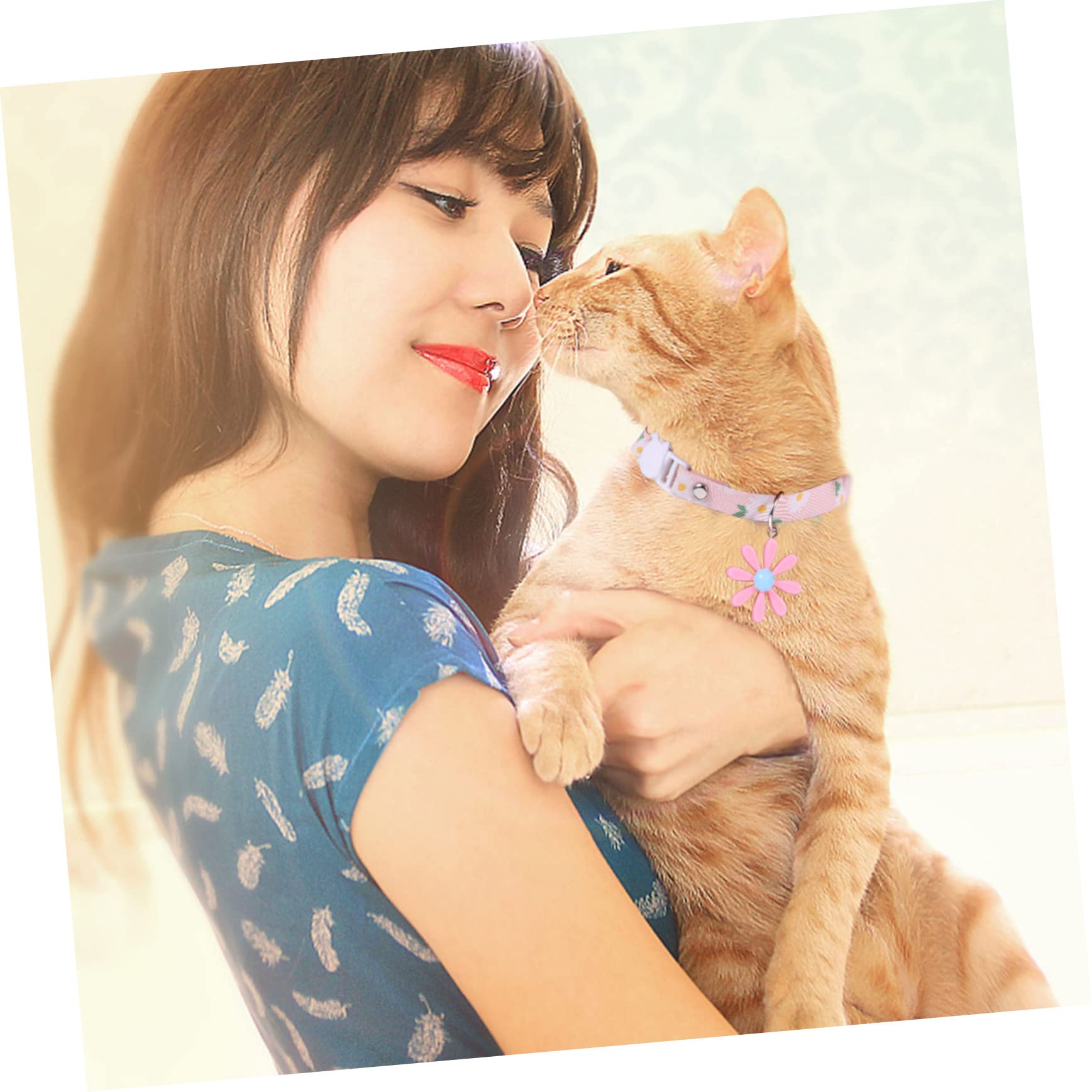 FOMIYES 12stücke Teiliges Verstellbares Katzenhalsband Mit - Für Katzen Und Kätzchen Für Fotoshootings Tägliches Tragen Und Besondere Anlässe