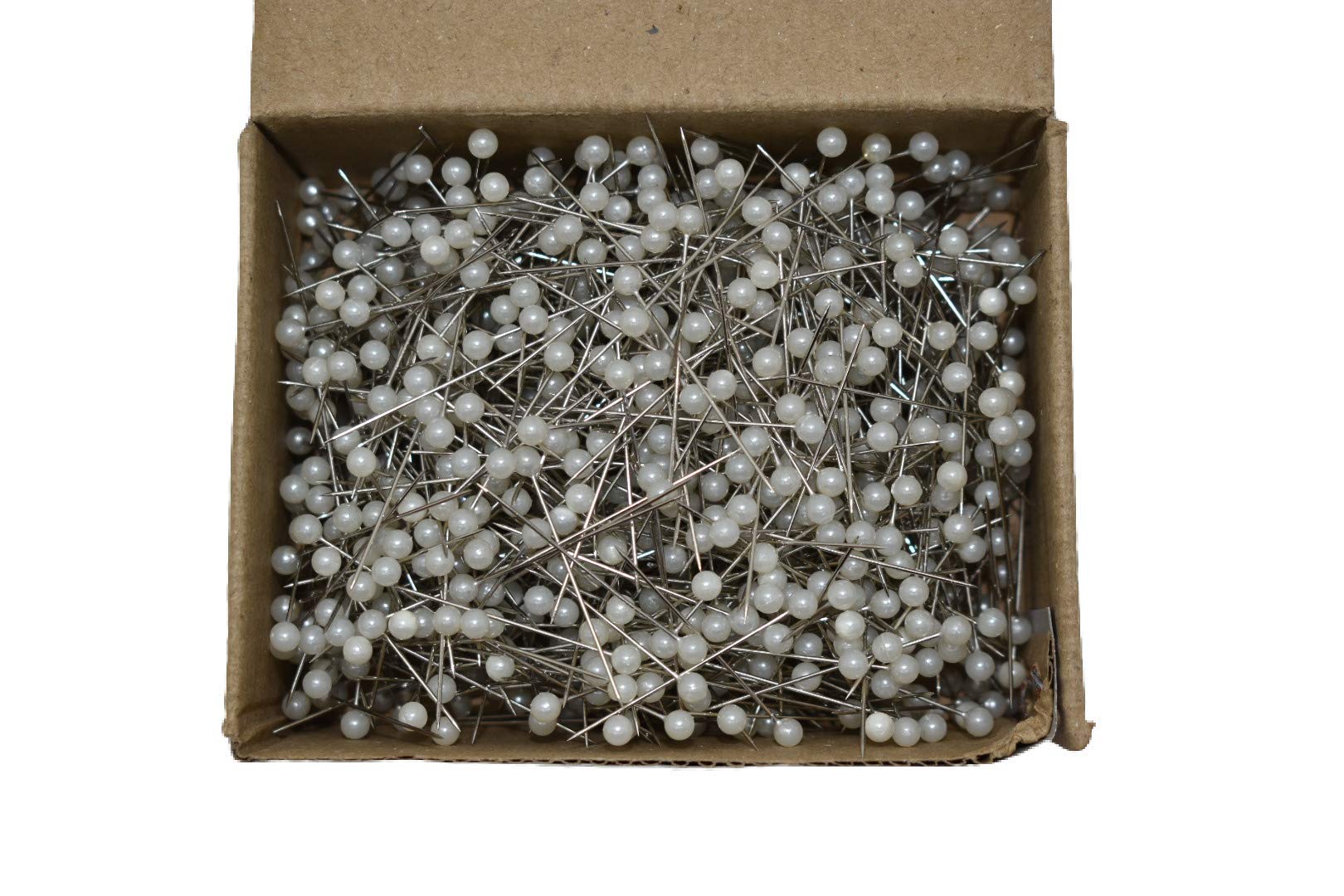 HUNNY- BUNCH® Premium Pearl Head Pins (1000 Pieces) - Multipurpose for Tailoring, Dressmaking, Decorating, Patchwork, Hijab and Scarf (White)-image-30