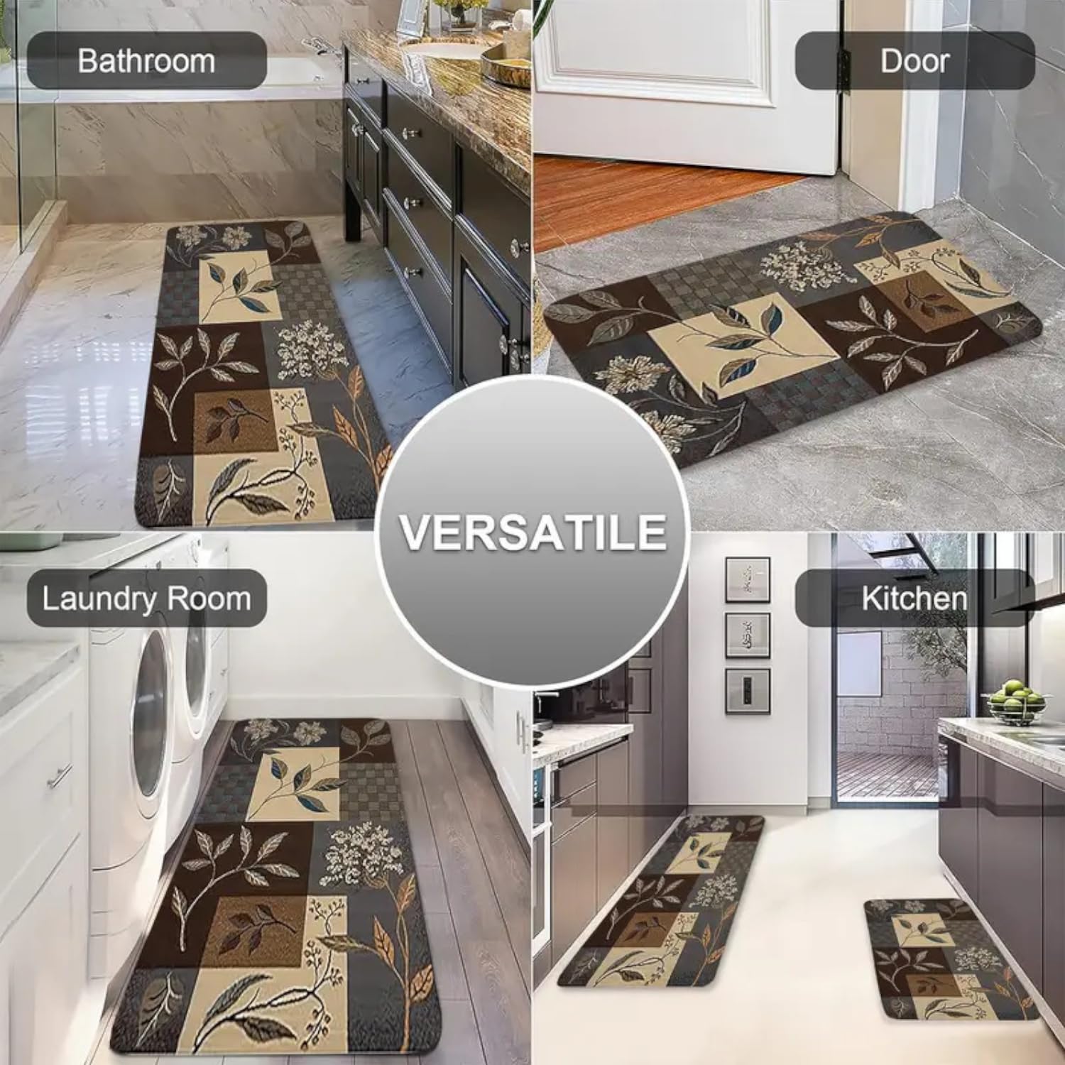 Arviz Kitchen Mats - Waterproof Memory Foam -9 Arviz Kitchen Mats - Waterproof Memory Foam -9