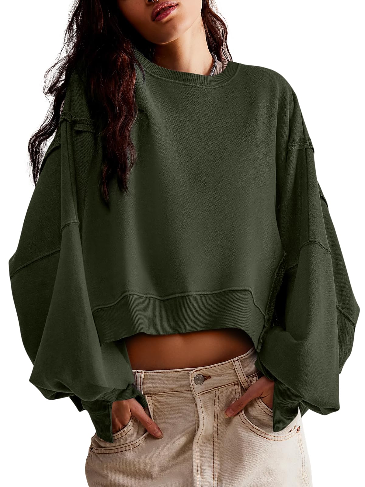 Zwurew Womens Casual Sweatshirt