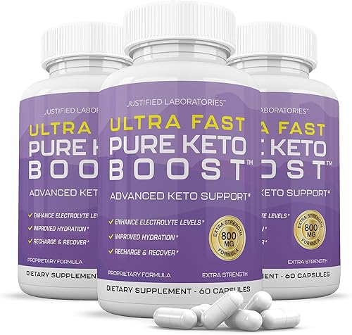 Miniatura 7 de Píldoras ultra rápidas Pure Keto Boost de 1275 mg Fórmula nueva y mejorada que contiene vinagre de sidra de manzana, aceite de oliva extra virgen en