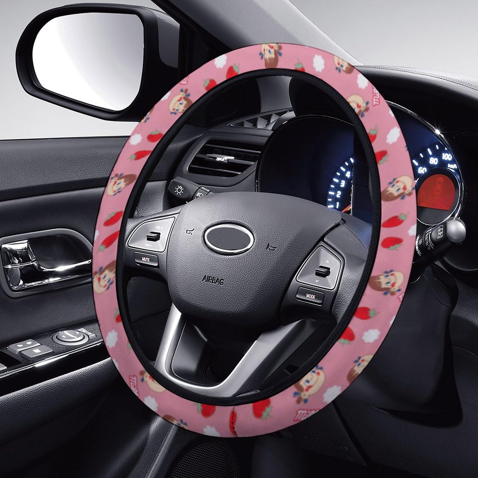♥ステアリング　自動車ハンドル ZP087 ID.4（フォルクスワーゲン）E2 ハンドルカバー