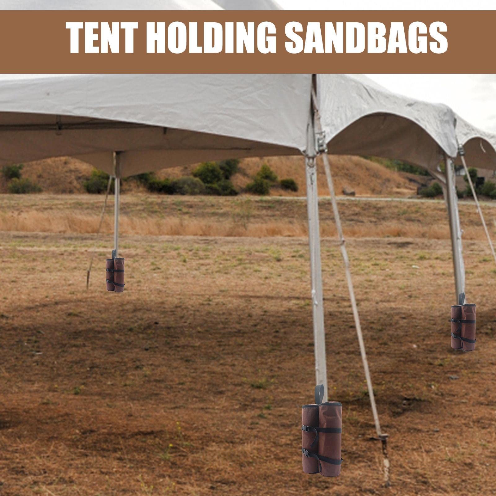 Laroal Sandsäcke 2 Stück - Zelt Sandsäcke Aus Oxford Für Camping & Garten