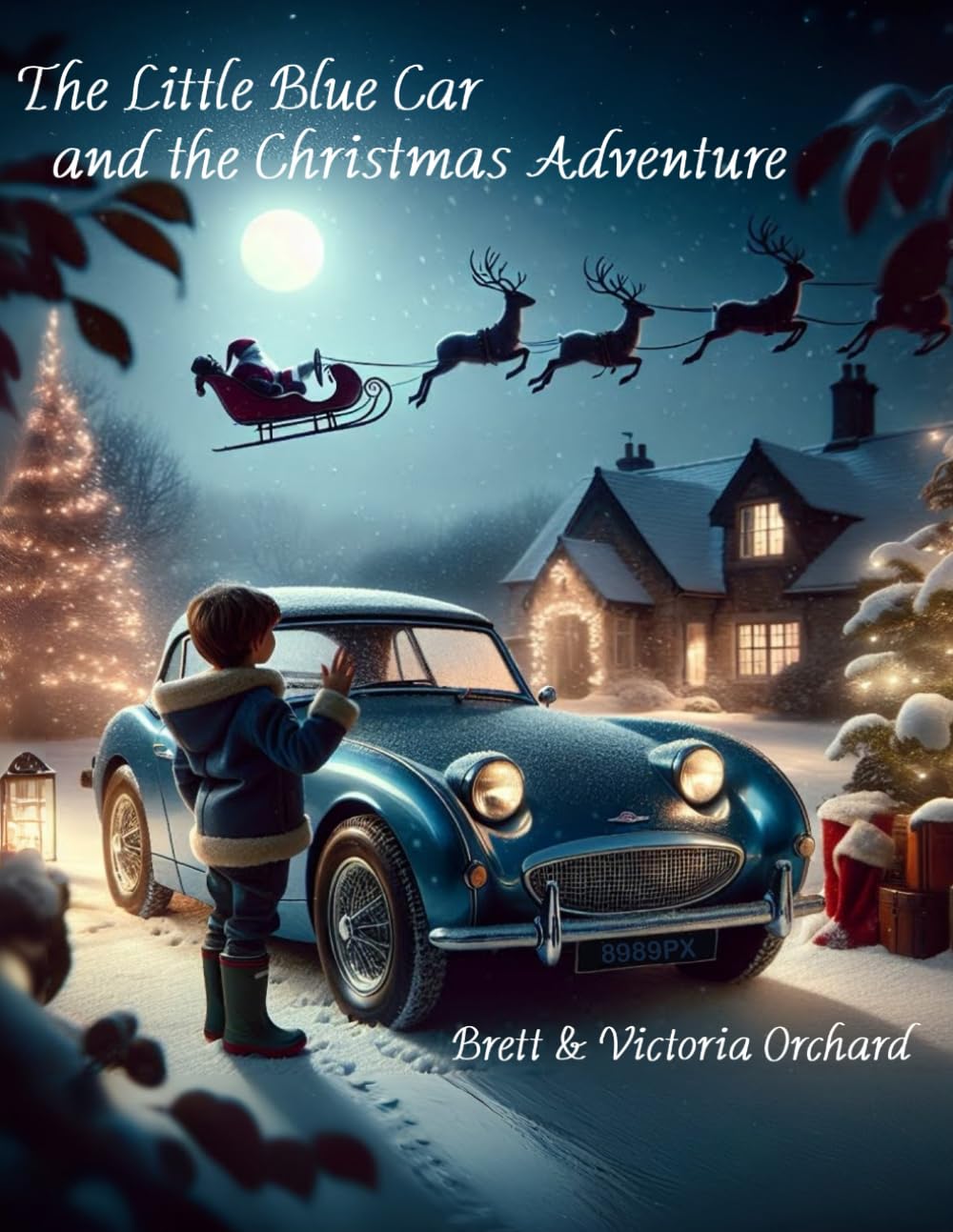 The Little Blue Car and Santa's Christmas Adventure! (Adventures of the Little Blue Car)