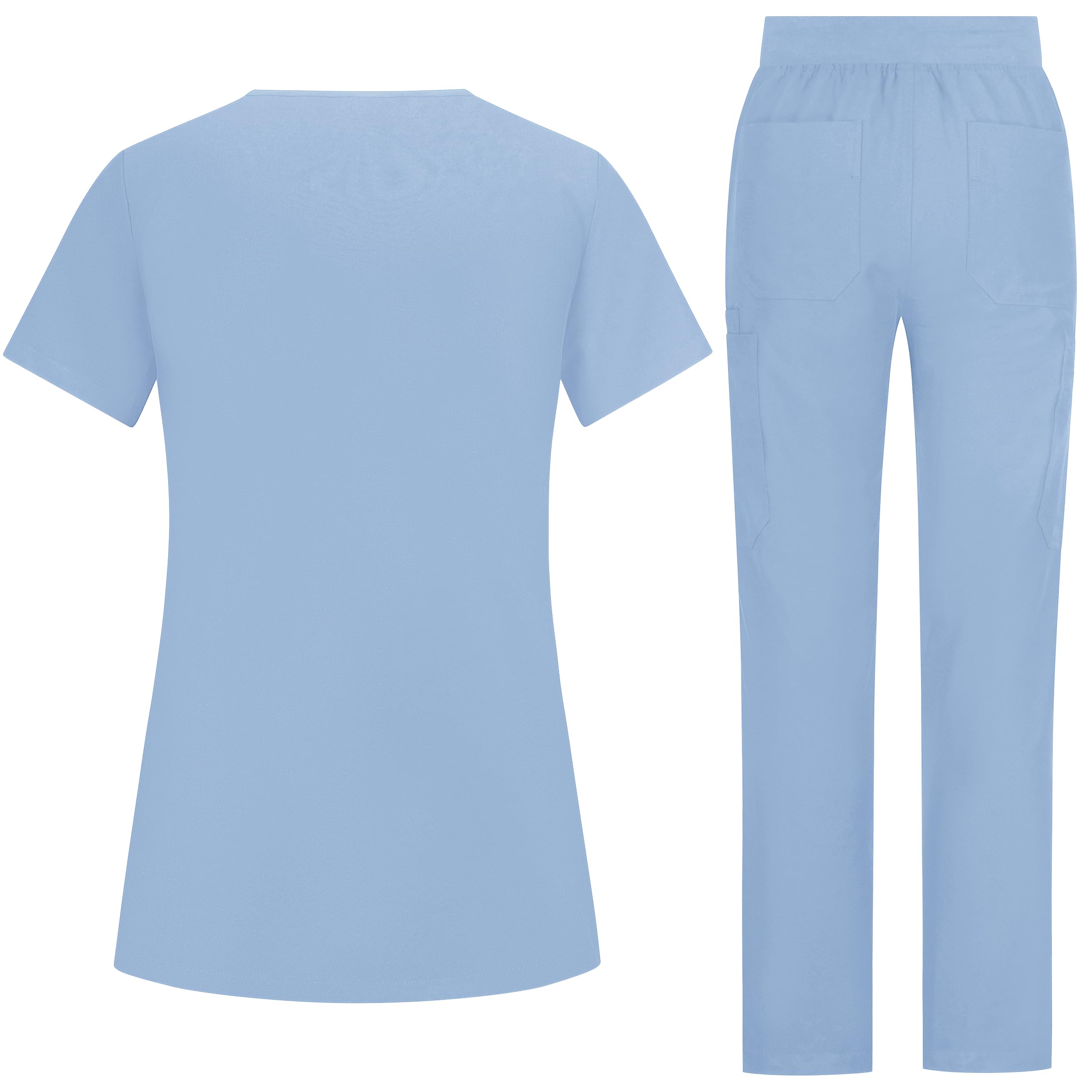 B-well Bella Divisa Sanitaria Donna Elastica | Uniforme Sanitaria Donna | Set con Casacca e Pantalone | Divise Sanitarie | con spandex - 2