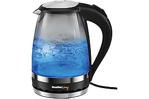 Mueller Electric Tea Kettle, 1500W Electric Teterera Eléctrica for Quick Boiling Water