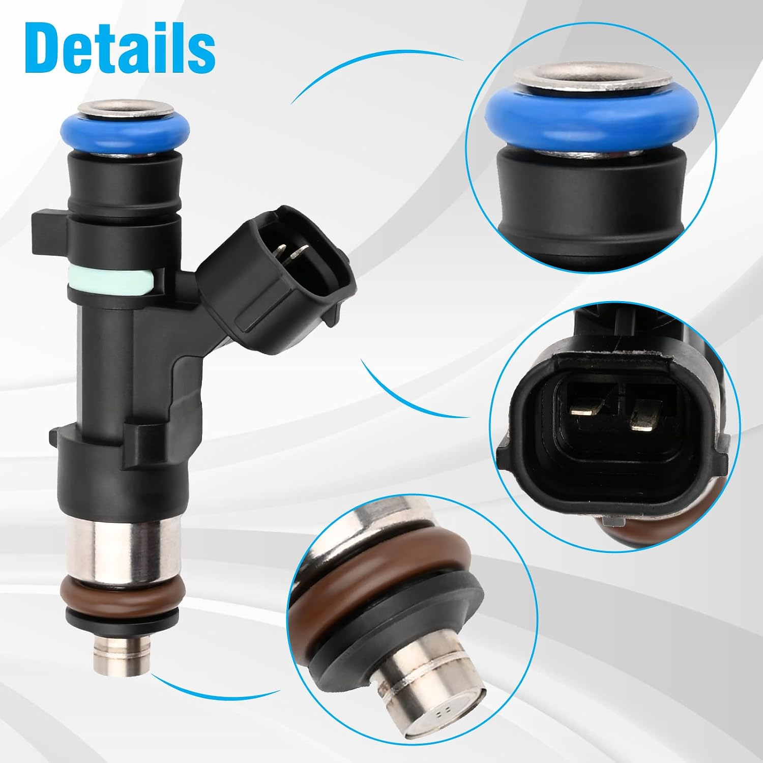 Fuel Injector Compatible With Altima 2004-2006 Maxima 2004-2008 Murano 2003-2004 Quest 2004-2009 0280158005