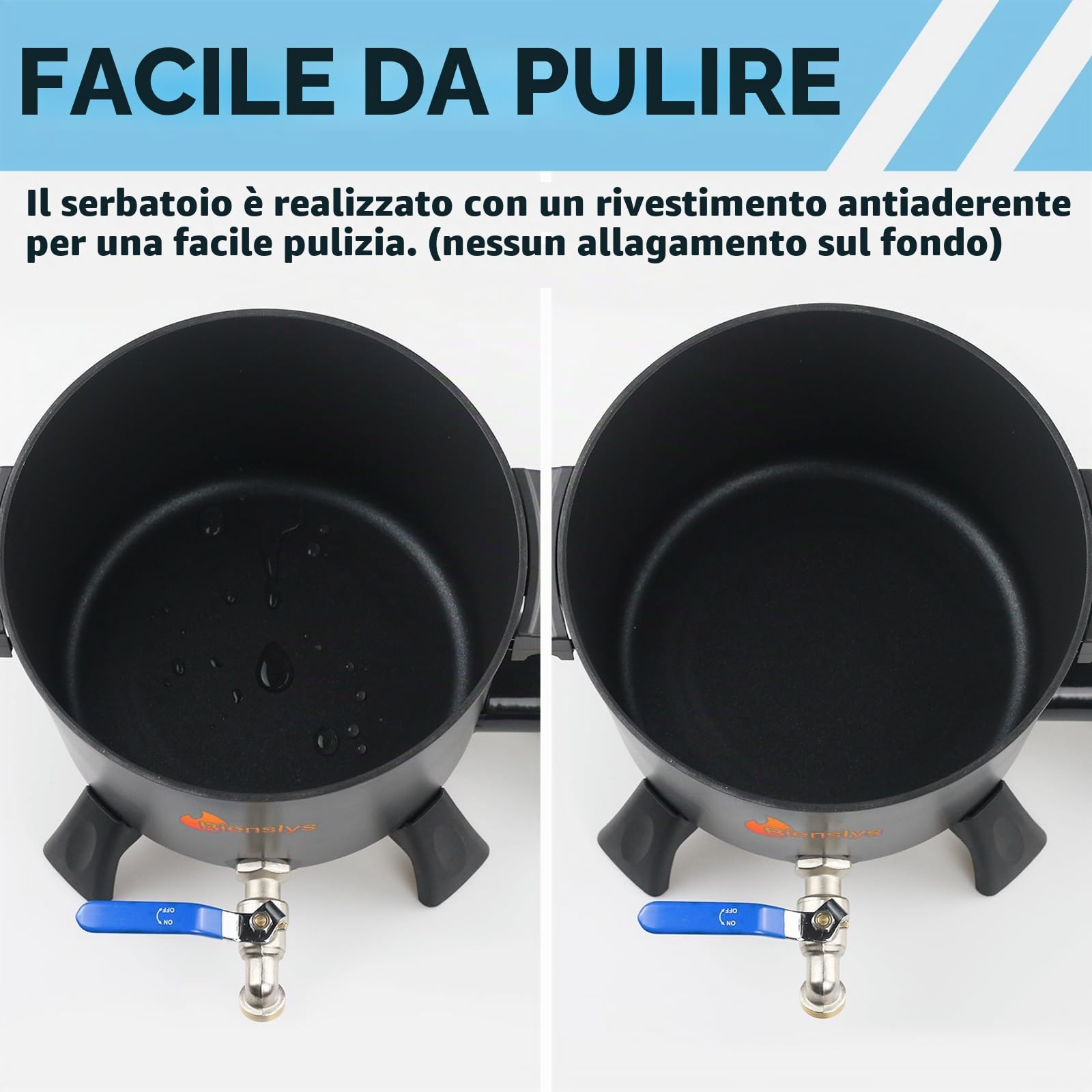 Bienslys Fonditore elettrico di cera per candela contenente 7L di cera di soia non aderente con dispositivo di controllo della temperatura a pressione di pulsante