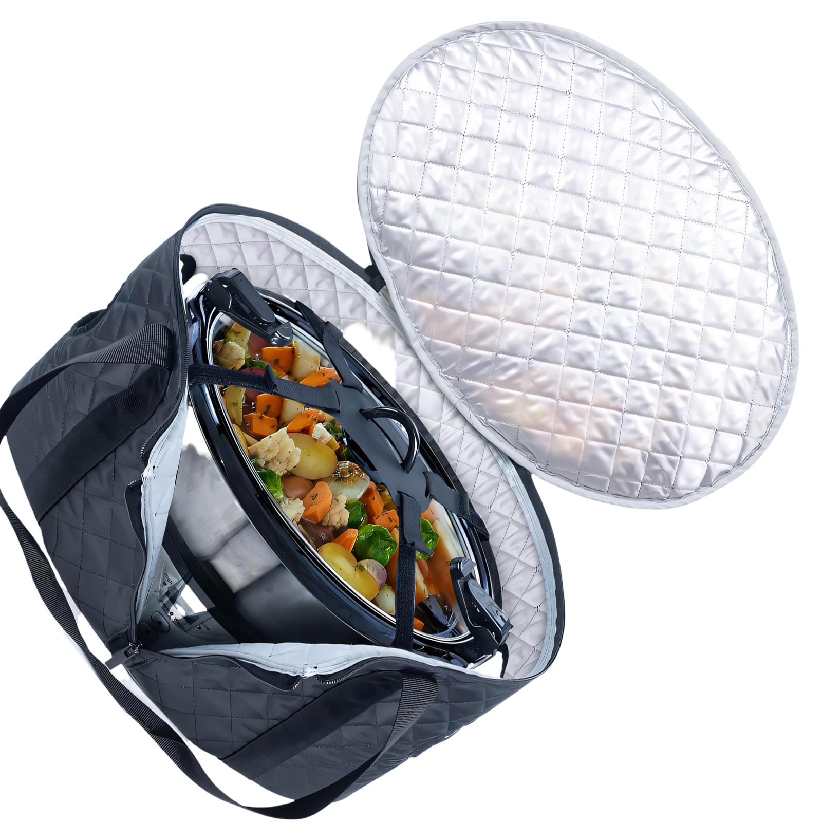 OSNIYAW Spacious Slow Cooker Cover with Insulated Padding and Sturdy Fastening Approach Slow Cooker Planner Bag