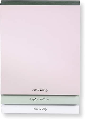 Kate Spade New York Stacked Desktop Notepad, Includes 3 Memo
