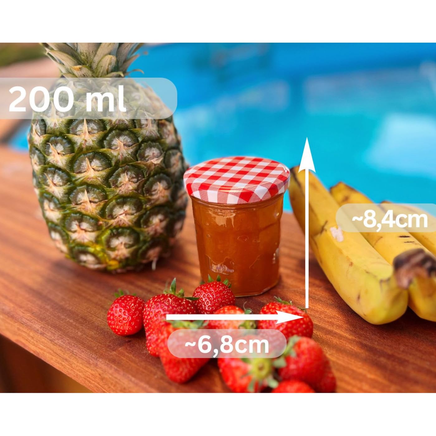 Barattolo di vetro tondo goffrato economico da 950 ml fatto a macchina con coperchio in metallo stampato personalizzato con motivo inciso