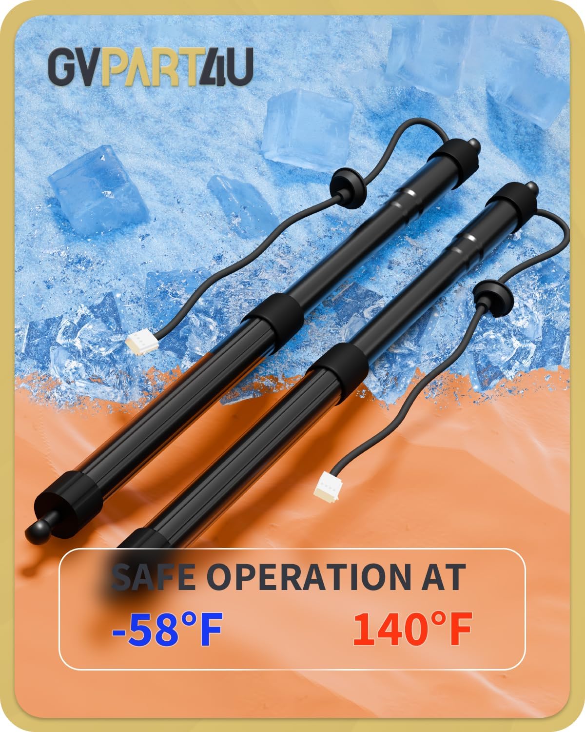 Power Liftgate Struts Fit for Toyota Highlander 2014-2019 Electric Rear Hatch Lift Actuator, Trunk Tailgate Shock Support 6892009130 6891009120, Left&Right, 2Pcs, 1Pair