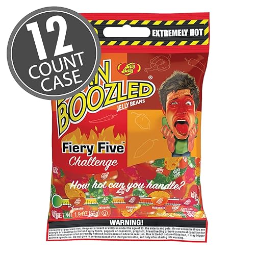Jelly Belly Fiery Five Bag 19 oz Estuche de 12 unidades Genuino Oficial Directo de la Fuente Jelly Belly Fiery Five Bag 19 oz Estuche de 12 unidades Genuino Oficial Directo de la Fuente