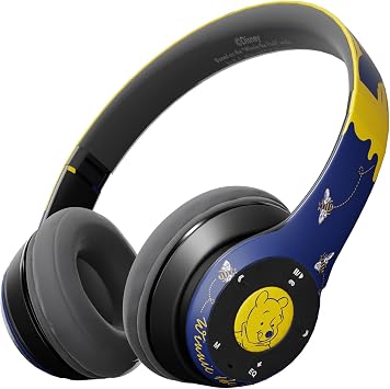Disney Winnie The Pooh Bluetooth Headphones Over The Ear | Bluetooth Wireless Headset W/Built in Mic and Up to 15 Hrs Playtime- Winnie The Pooh Gifts for Women, Men, Fans of All Ages
