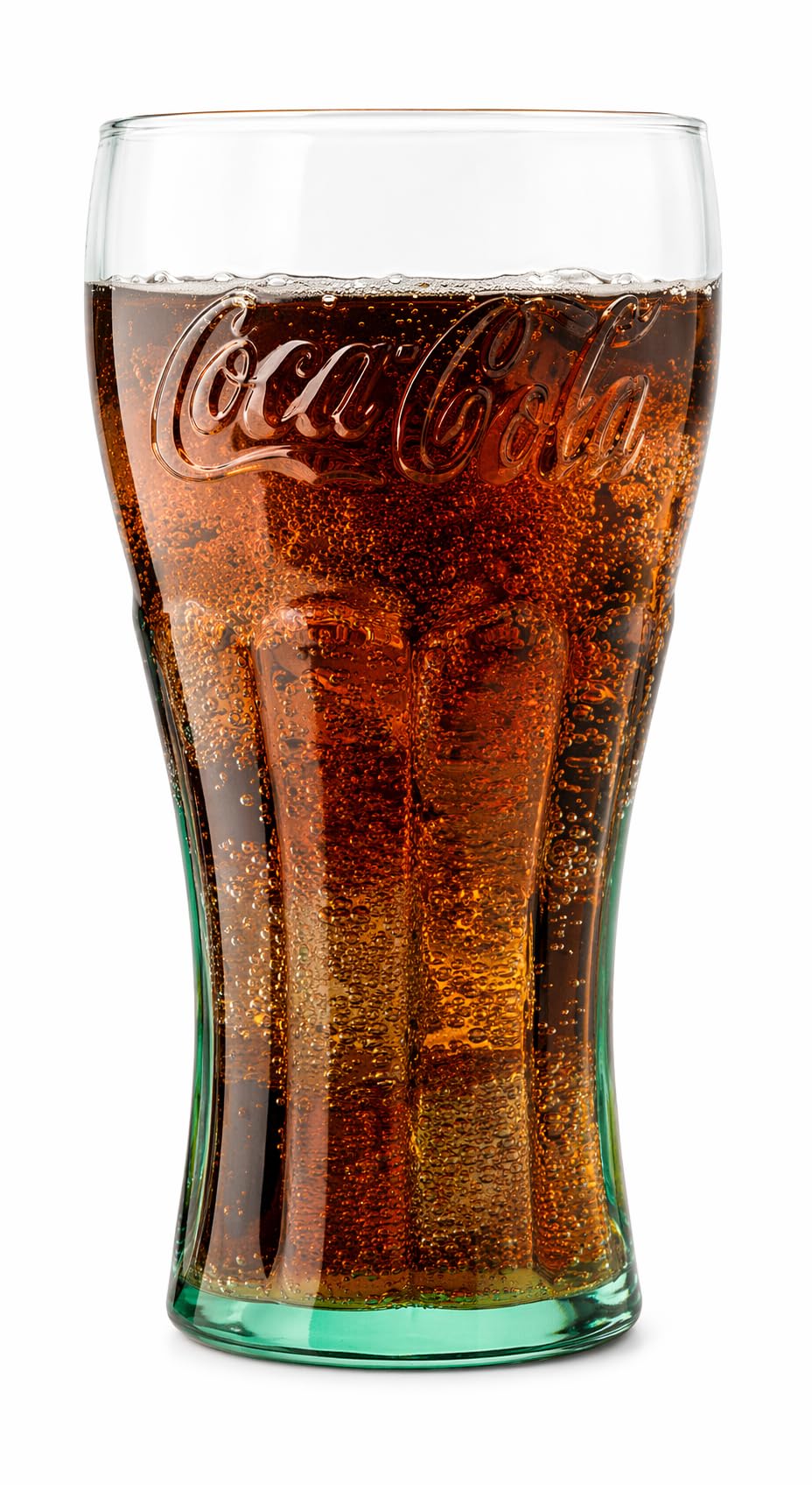 Libbey CLASSIC COCA-COLA Green Glass Tumbler GIFT SET OF 4 Glasses (6 Tall--16.75 oz. Size) by Libbey