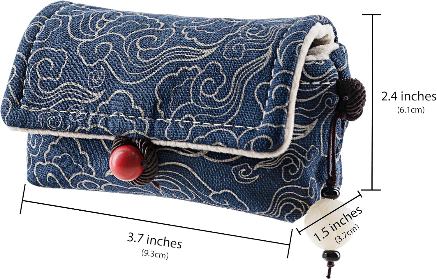 Geekria Earbuds Carrying Pouch Compatible with Sennheiser Momentum Sport, Momentum True Wireless 4 Case Cover, Replacement Protective Earphones Travel Bag (Blue)