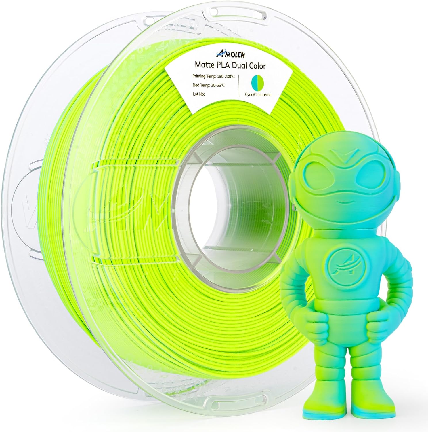 AMOLEN 3D Printer Filament Bundle, PLA Filament 1.75mm