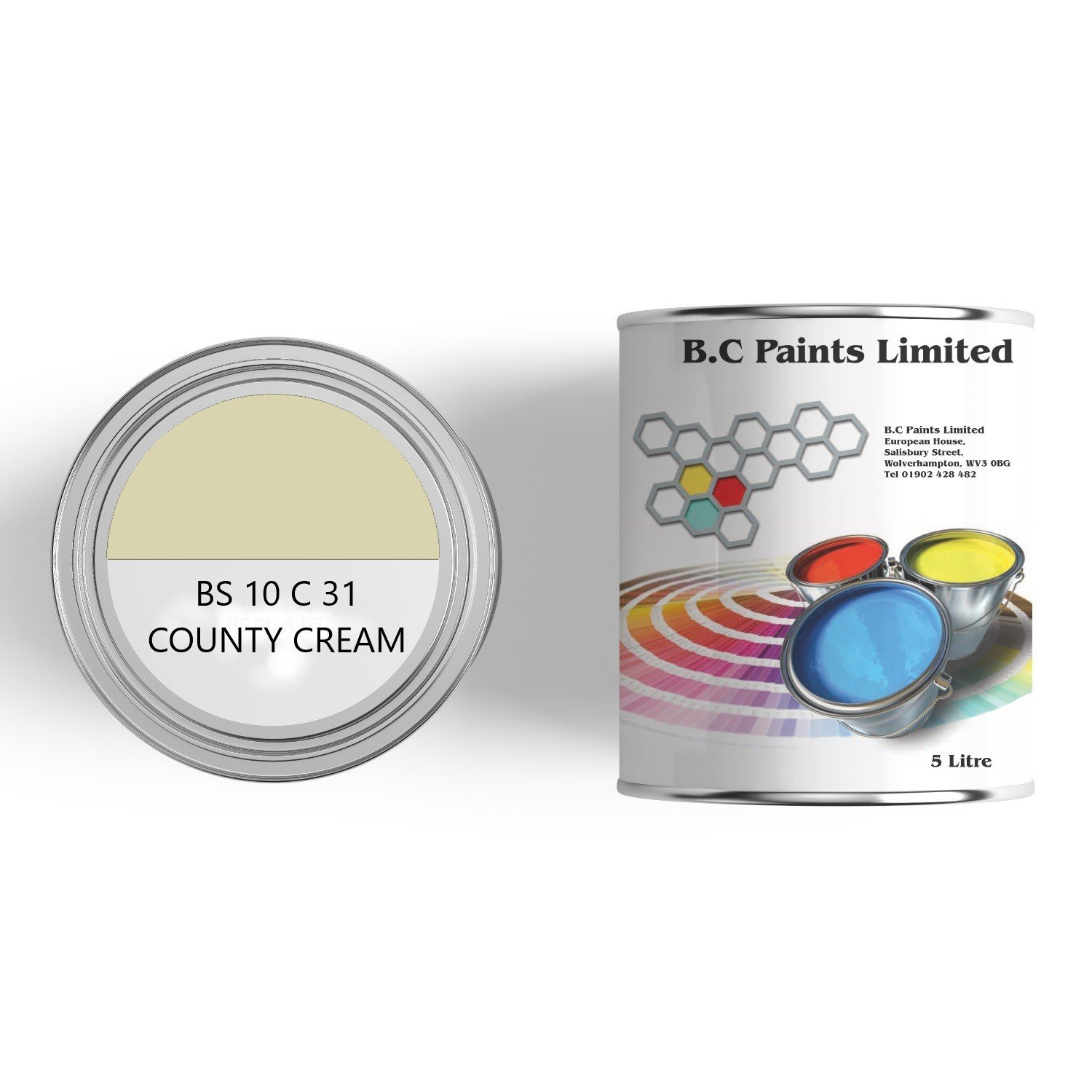 T A Paints LtdMarine Boat Barge Paint Multi Purpose Polyurethane Coating Wood Metal Above Below Waterline Cruisers Barges Narrowboats (2.5 Litre, BS 10 C 31, Cream)