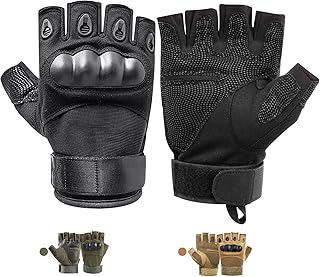 جوانتيات نصف أصبع مبطنة ومزودة بمسامات للتهوية بدون أصابع لركوب الدراجات والموتوسيكلات والمشي لمسافات طويلة والتسلق والرياضات الخارجية للأولاد من كيوب بلاج