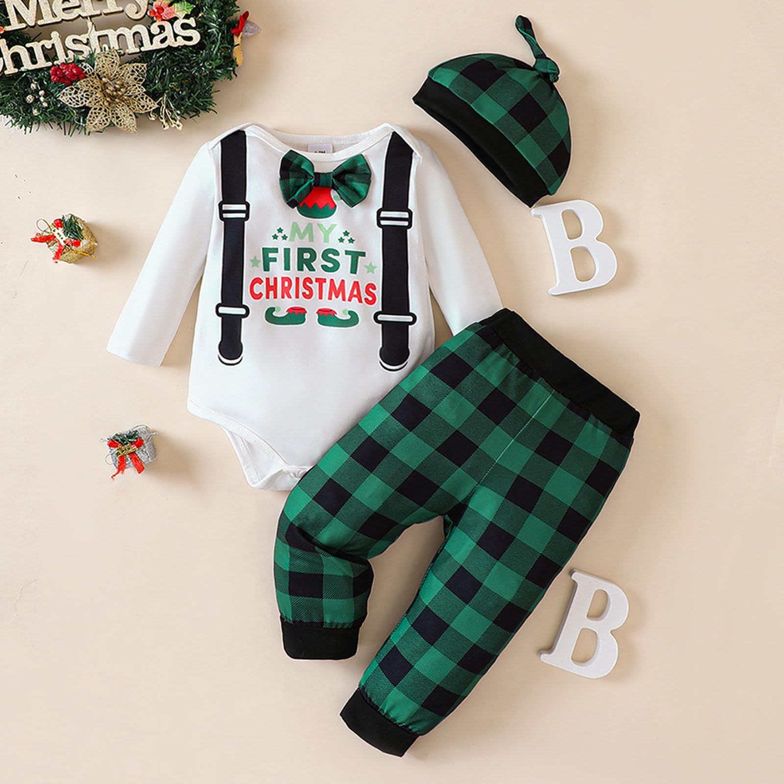 Generico Costume Carnevale Neonato 6 Mesi Tutine Neonato 0-3 Mesi Gonna Salopette Neonata Costume Bambina 1 Anno Vestitino Il Mio Natale Pigiama Bimbo Invernale Vestiti di Carnevale per Neonata