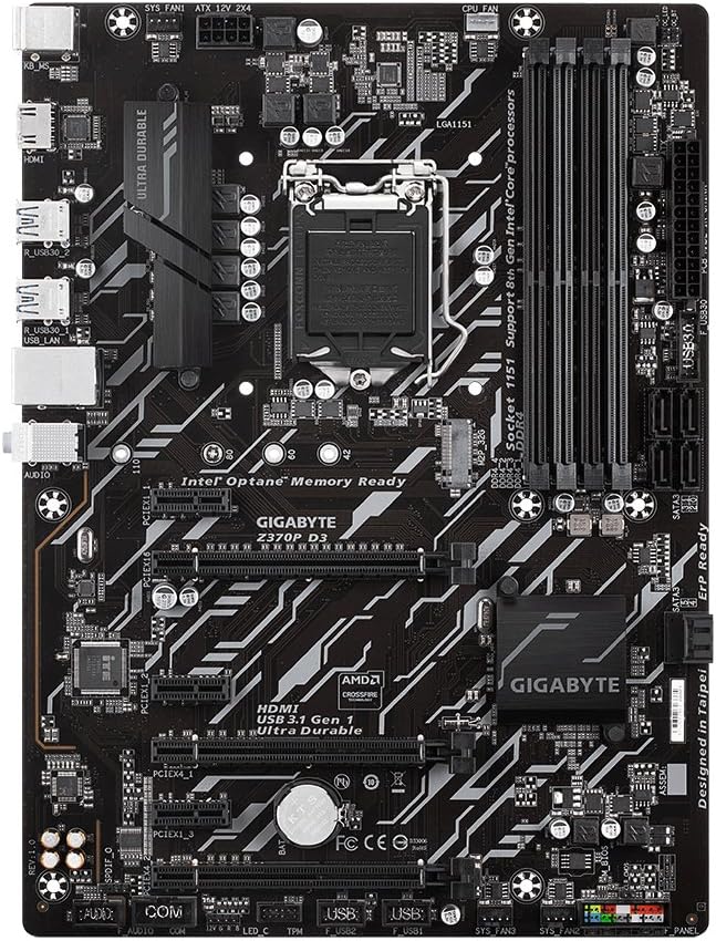 GIGABYTE Z370 D3 Intel Express ATX Motherboard