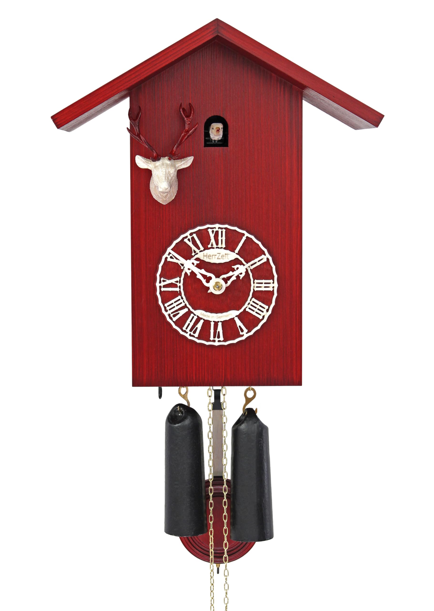 HerrZeit by Adolf Herr Cuckoo Clock - Art One - Magic Red
