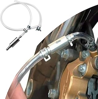 Brake Bleeder Hose,Practical Brake Bleed Hose Kit with One Way Check Valve & Clamp for Bleeding Repair,Universal Motorcycle and car Accessories Brake System Bleeding Tools (Bleeder Hose)