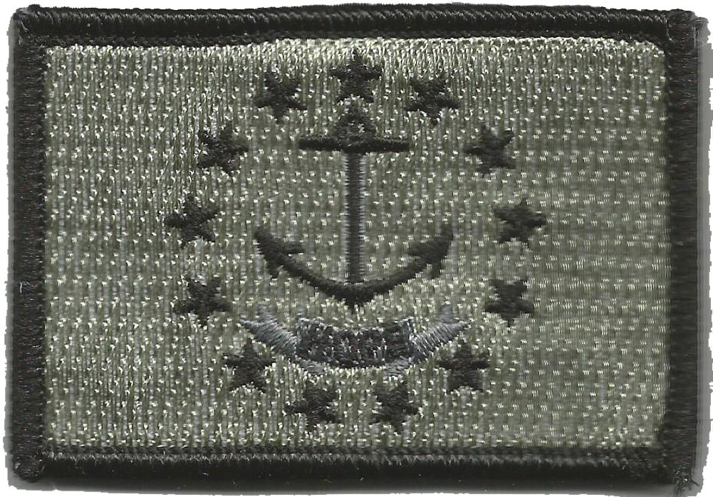 gadsden and culpeper tactical state patch - rhode island - acu/silver