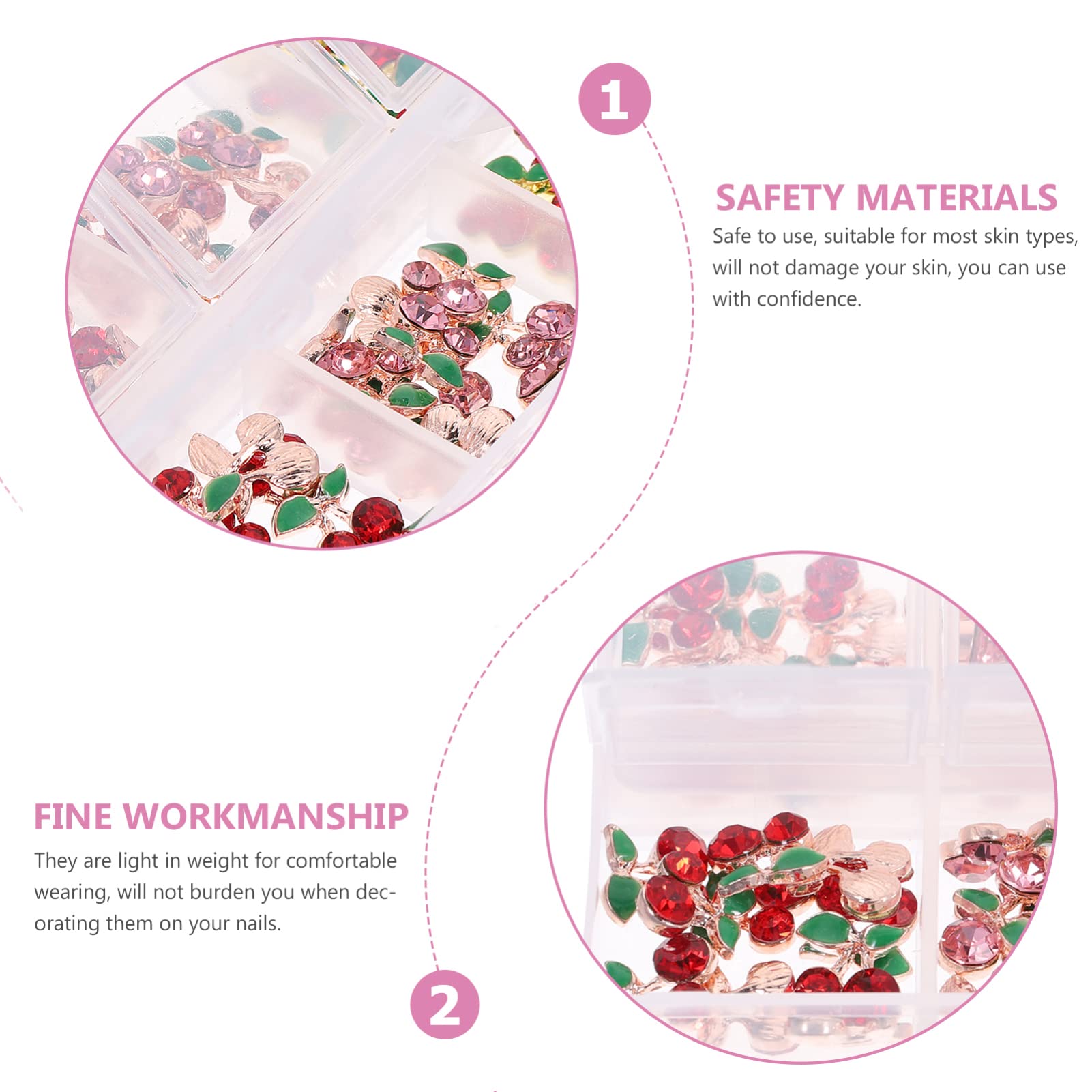 Housoutil 300pezzi Charms Per Unghie Decorazioni Per Nail Art Accessori Per Unghie Per e