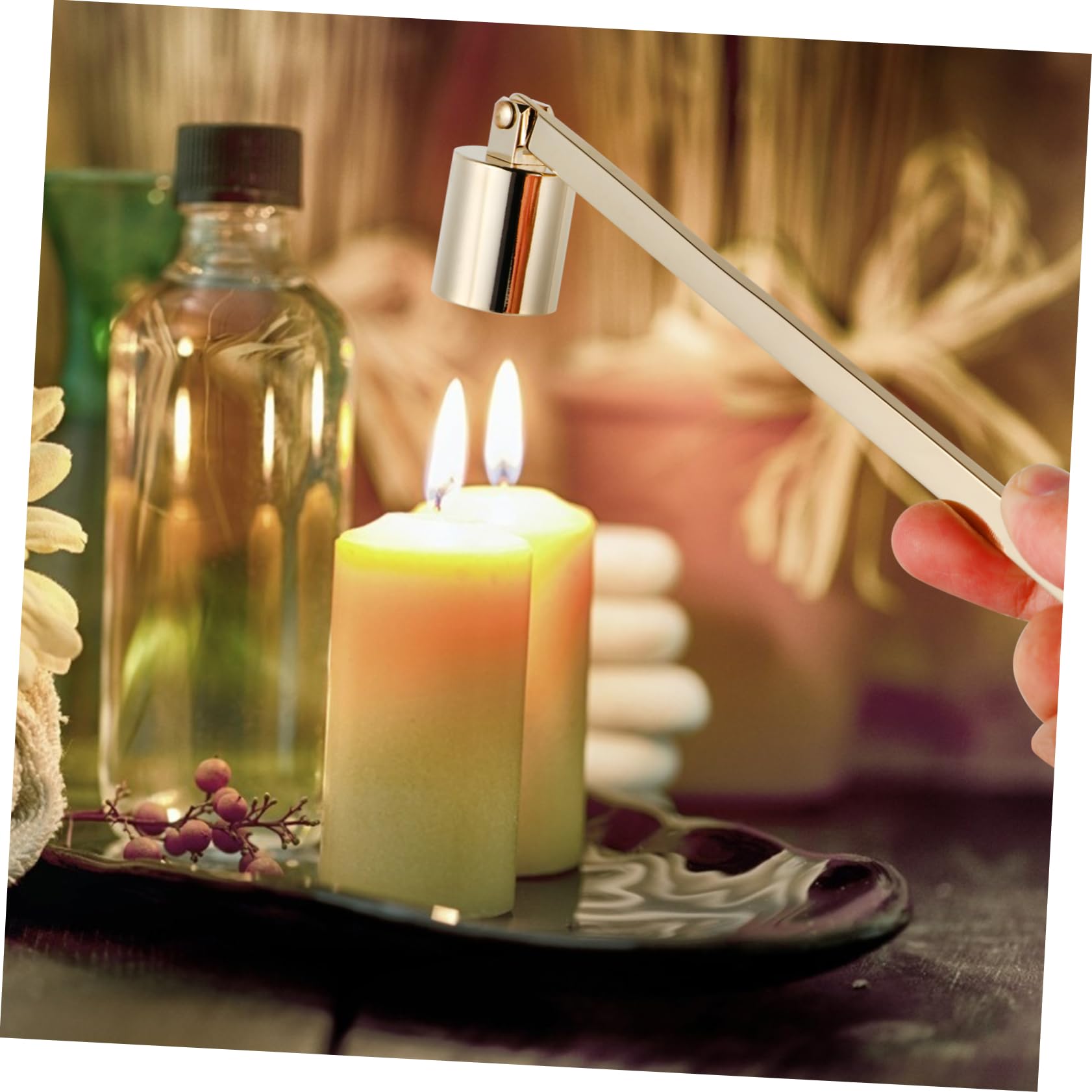 Ensemble d'accessoires pour bougies, 3-en-1 avec coupe-bougies Ensemble d'accessoires pour bougies, 3-en-1 avec coupe-bougies