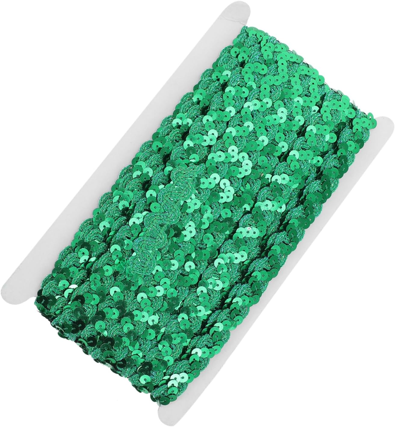 Healifty Wide Sequin Braid Trim Ribbon for Sewing DIY Crafts Clothing Accessories Party Decoration Polyester Material Random Color