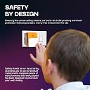 rts Universal Conversion Multiplug travel adapter with Individual Switch with Spike Buster Fuse Protected | multiplug three pin plug socket |3 PIN 3 Way Plug for Home,Office and Industrial Uses Orange gallery image