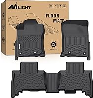 Vista 17 de Nilight Alfombrillas de TPE para Toyota Avalon 2013 2014 2015 2016 2017 2018 para todo tipo de clima, ajuste personalizado, forros de piso