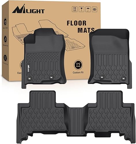Nilight Alfombrillas TPE para Lexus GX460 2014 2015 2016 2017 2018 2019 2020 2021 2022, 2013-2023 Toyota 4Runner (4 corredores), ajuste