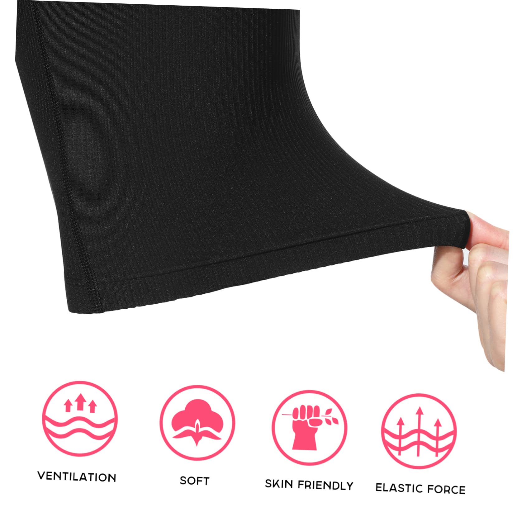 VANZACK Schwarzes Yoga‑sportoutfit Damen aus Nylon für Running und Jogging