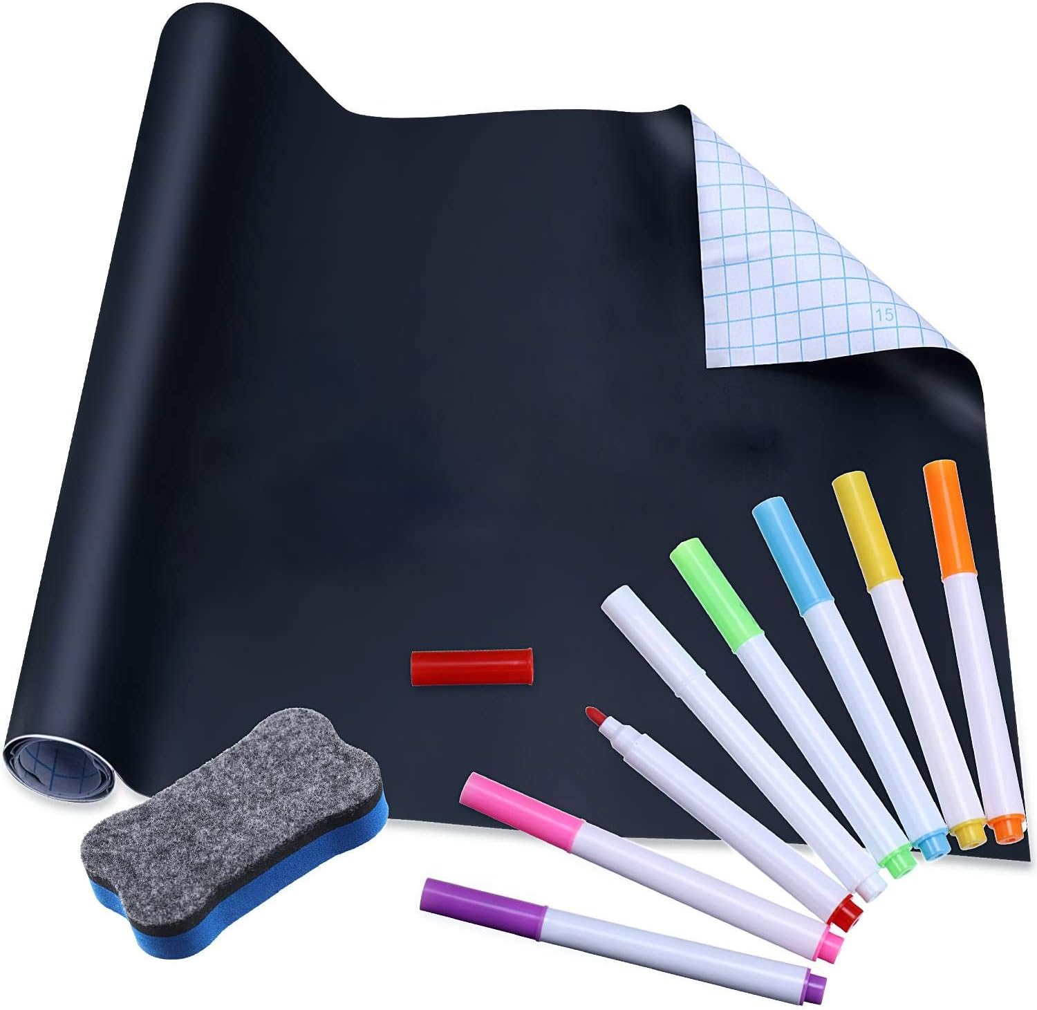 Chalkboard Contact Paper Roll Removable Board Wallpaper 12 x 39 Inch